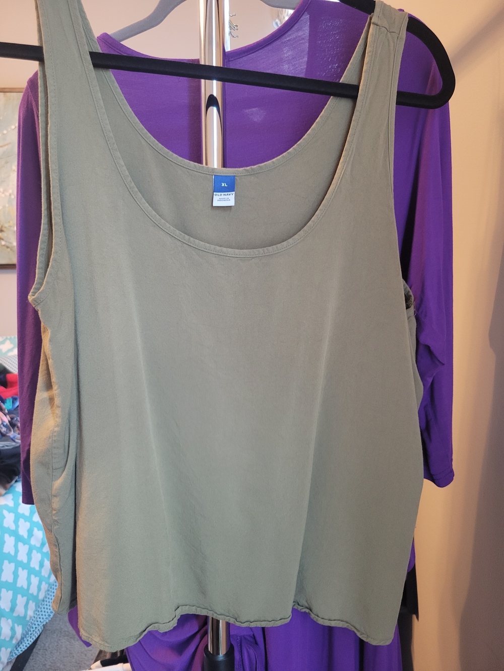 Old Navy Olive Green Women's Tank Top